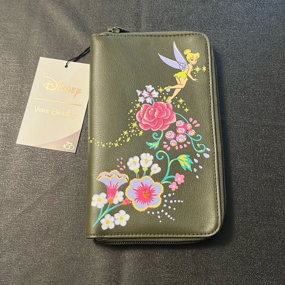 Vera Bradley Handbags - Vera Bradley RFID Deluxe Travel Wallet Tinkerbell
